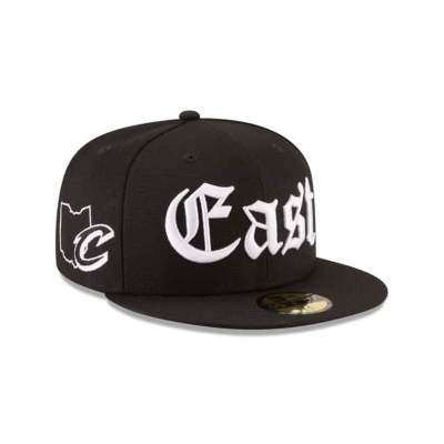 Sapca New Era Cleveland Cavaliers NBA League Script 59FIFTY Fitted - Negrii